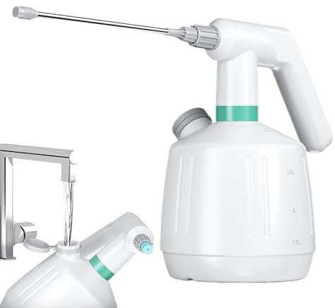 Spruzzatore automatico, nebulizzatore automatico per piante, alimentato a batteria, lattine da 2 l, per irrigazione delle piante per prato, fertilizzante, pulizia, patio, esterni, interni