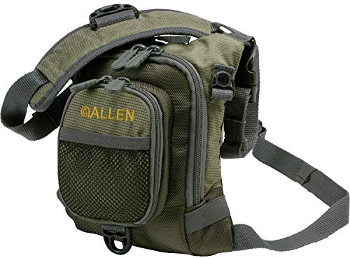 Allen Company Bear Creek Micro Fly Fishing Chest Pack, Fits 2 Medium Tackle/Fly Boxes, Green