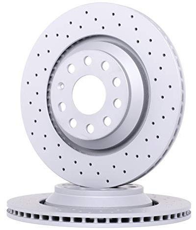 ZIMMERMANN 100.3309.52 2x Bremsscheiben Hinten Ø310mm außenbelüftet gelocht Kompatibel mit VW Golf VII Schrägheck 5G1, BQ1, BE1, BE2 3QF615601A 1K0615601N 3QD615601A