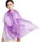 RIIQIICHY Écharpe Femme Pashmina Violet Étole Robe de Soirée Chale Mariage Festive Foulard Mousseline Léger Long