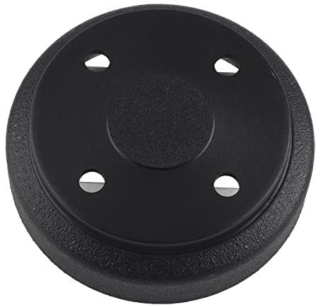 KIMISS Auto Bremstrommel Hinten， Professionelle Bremstrommel， Hinterradbremstrommel 4-Loch-Muster 1017911‑01 Schwarzes Metall Autozubehör Ersatz für Club Car DS