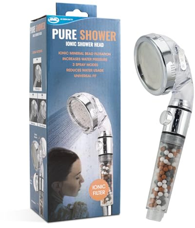 JML Pure Shower - The Powerful, Filtering Shower Head That Increases Pressure but Saves on Water