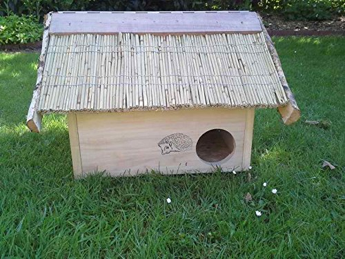 Vogelhaeuser-Raschen Igelhaus mit Reetdach