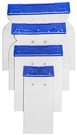 Bilbau Couteau à Mastic de Type Japonais Set de Quatre Pièces 50 mm 75 mm 100 mm 120 mm Acier Inoxydable