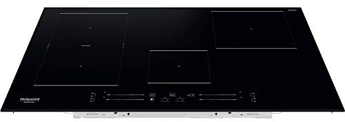 Hotpoint Piano Cottura ad Induzione da 77 cm, 4 Fuochi, Nero