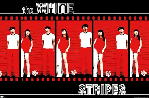 Trends International The White Stripes - Film Strip Wall Poster, 34L x 22.4W, Premium Unframed Version