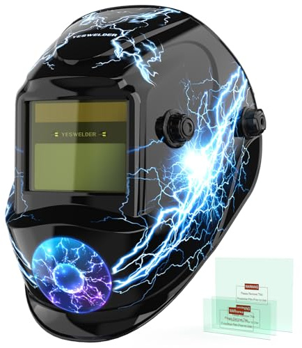 YESWELDER Welding Mask, True Colour Auto Darkening, Shade 4/9-13