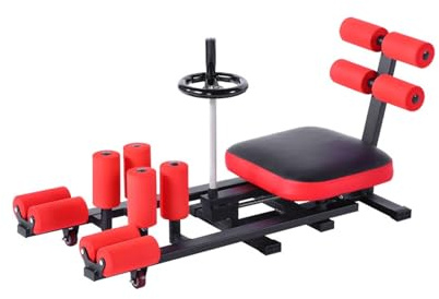Professionell Bensträckare, Tung Utrustningssplitmaskin, 0-210° Justerbar Stretchutrustning, For Att Förbättra Flexibiliteten Vid Stretching, 200 Kg Lastkapacitet(Red)
