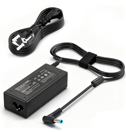 Cargadores Portátil 45W para HP, 19.5V 2.31A Compatibles con HP Elitebook 840 850 250 255 G3 G4 G5 G6 G7 G8 Pavilion X360 Notebook 13-15 Serie Probook 430 440 450 470,(Punta Azul 4.5 * 3.0mm)
