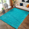 Carpettex Shaggy-Teppich, Hochflor, Wohnzimmer, Florhöhe 3 cm, einfarbig, Türkis, 200 x 290 cm