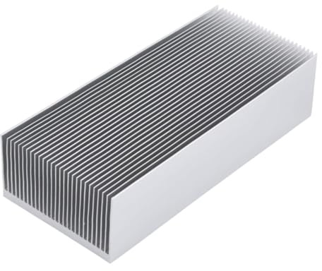 Awxlumv Large Aluminum Heatsink 7.09 x2.71 x 1.41 / 180x69x36mm High Power Heat Sink Diffusion Cooling Module Cooler 27 Fin Radiator for Led Amplifier Transistor Semiconductor PC Computer PCB