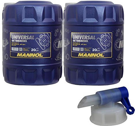40L MANNOL Universal Getriebeöl 80W-90 API GL 4 MN8107-20 inkl. Auslaufhahn