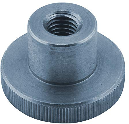 D2D | VPE: 2 Stück Rändelmuttern - Größe: M 12 - nach DIN 466 - hohe Form aus Stahl galv. verzinkt