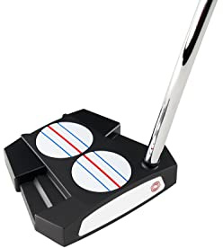Odyssey Golf 2Ball Eleven Triple Track Putter, Right Handed, Double Bend Hosel, 34 Inch Length, Oversize Grip
