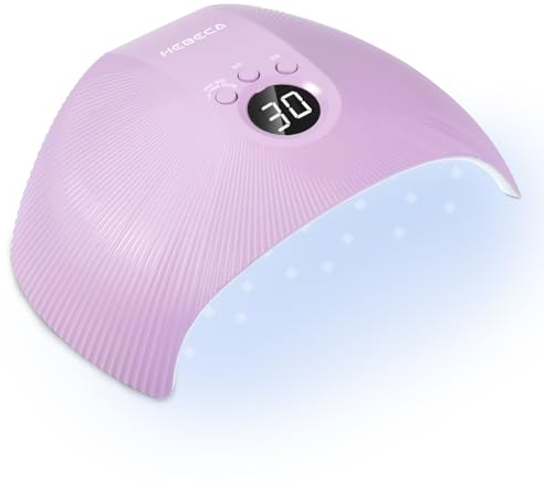 HEBECA UV Lampe für Gelnägel Professionell 75W UV Led Enagellampe für Shellac Nägel UV Lampe für Nägel X33