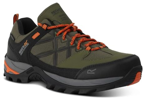 Regatta Zapatos de Senderismo Bajos Samaris III para Hombre, Calzado Impermeable para Senderismo