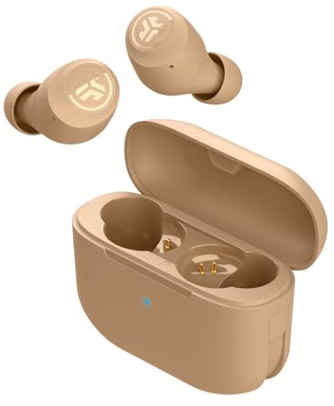 JLab Go Air Pop+ True Wireless Hörlurar - 35H Bluetooth, Tone 728N | In-Ear Hörlurar, Bluetooth med Mikrofon, USB-C Laddningsetui, Dual Connect, EQ3 Ljud