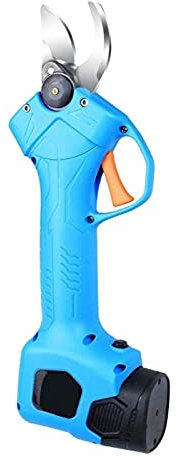 Cisailles de jardin Outils de jardinage professionnels Ciseaux d'élagage électriques Sécateur 600 W Sécateur de jardin rechargeable Sécateur Coupe-branches Outil de coupe + 2 piles, cisailles à gazon