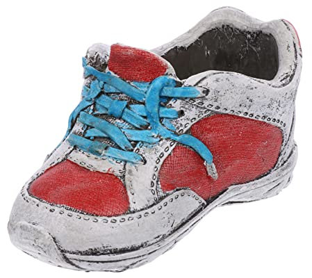 CIYODO Blumentopf in Schuh Keramik Garten Für Draußen Sukkulenten Deko Topf Pflanzen Bepflanzung