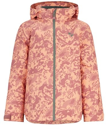 Ziener Kinder ALUCK Ski-Jacke/Winterjacke | warm, atmungsaktiv, wasserdicht, rose blossom camo, 176