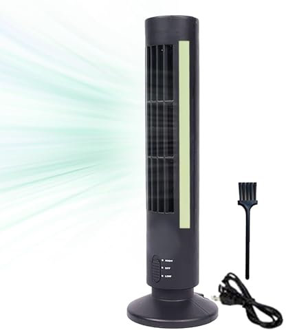 Acunny Ventilador sin aspas de pie, ventiladores de pie para el hogar, ventilador eléctrico sin hoja de pie, ventilador de suelo silencioso de ahorro de energía para zona de trabajo,