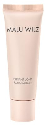Malu Wilz Radiant Foundation flüssig Nr. 20 Soft Medium 25ml - Grundlage für das perfekte Make-up mit natürlichen Inhaltsstoffen, Intensive Hautpflege