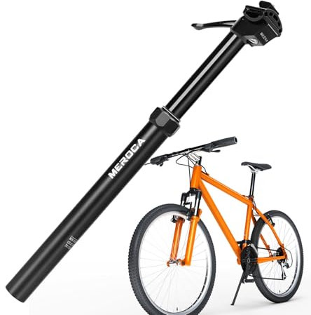 Fahrrad Dropper Sattelstütze, Hydraulische Erwachsene Teleskopsattelstütze, 30,9/31,6mm Höhenverstellbare Aluminiumlegierung Für Fahrrad , Gesamtlänge 445mm