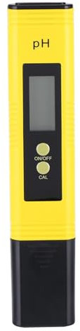 TICFOX PH Medidor Digital, PH Probador Electrónico PH Medidor Probador Ph Profesional con Pantalla LCD,Rango de Medición de PH 0,00-14,00 para Agua Potable, Acuarios, Hidroponía, Piscinas