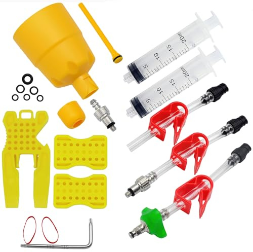 CYCOBYCO Kit de Purga de Freno para Aceite Mineral estándar SRAM Maven DB8 | Kit de Purga Completa con Tubos, Destornilladores y Herramientas