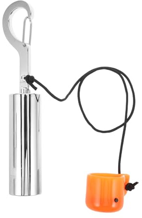 CONGARTENO Campanello di Segnalazione Subacqueo con Clip, Agitatore di Allerta Subacquea Antiscivolo, Bastone Rumorista per Immersioni con Custodia Antirumore, Compatto e Resistente