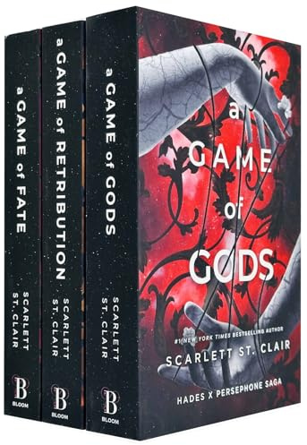 Hades x Persephone Saga 3 Books Collection Set By Scarlett St. Clair(A Game of Gods, A Game of Retribution & A Game of Fate)