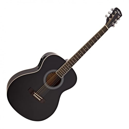 Student Electro Acoustic Guitar by Gear4music, Black