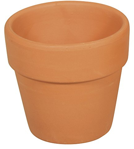 Rayher Pot de Fleurs en Terre Cuite, extérieur Ø 6 cm, Hauteur 5,7 cm, 56314000, Blanc