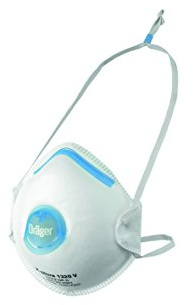 Dräger X-plore 1320 V FFP2 NR D with CoolMAX Exhalation Valve Half Mask – Particle Filtering 10-Piece Box