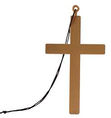 COLLANA CON CROCE IN BUSTA PER TRAVESTIMENTO DI CARNEVALE