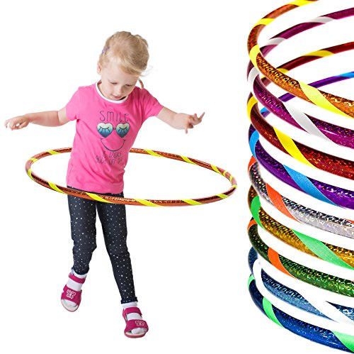 Funny Kinder Hula Hoop Reifen Ø60cm, Orange-Gelb