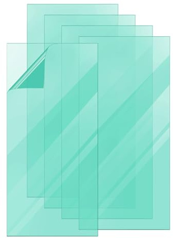 PATIKIL Soldadura Protección Lente 2x4.25 Pulgada, 100 Paquete Transparente Soldadura Casco Capucha Protección Reemplazo Cubierta Recto Ángulo, Transparente