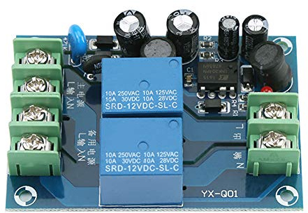 Interruttore di Trasferimento Automatico 10A 85-240V AC, Doppia Alimentazione con Terminali a Vite, Modulo Batteria Emergenza per Incubatrice Portatile