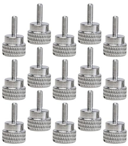 Lurrose 15 Pezzi Viti in Acciaio per Piedini Macchina da Cucire Viti Resistenti per Sostituzione e Fissaggio Piedini Adatte Domestico e Studio