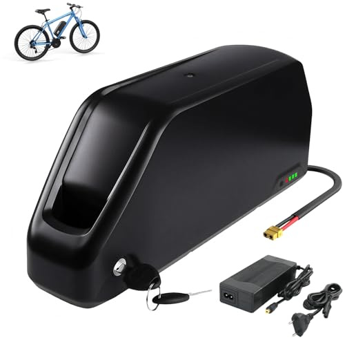 52V 25Ah Batterie Velo Electrique, Batterie vélo électrique avec BMS 50A, Chargeur Rapide, Batteries 52v Lithium ION pour Roue de Conversion Bafang 250W-1900W et Autres vélos électriques
