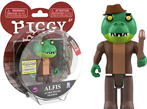 Lansay Piggy - Statuetta articolata 10 cm Alfiis - Personaggi dei videogiochi - da 6 anni