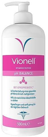 Vionell Intimwaschlotion Frauen pH Balance, Für Die Tägliche Intimhygiene, Externe Intimpflege, Mit LactoPrebiotic, Stärkt Die Natürlichen Abwehrkräfte, 500 ml