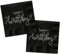 Folat 68683 Geburtstag Dekoration Schwarz, Creme, Champagner Gold - Servietten - Crème Noir - 33 x 33 cm - 20 Stück - EIN schickes und charmantes Happy Birthday Geschirr