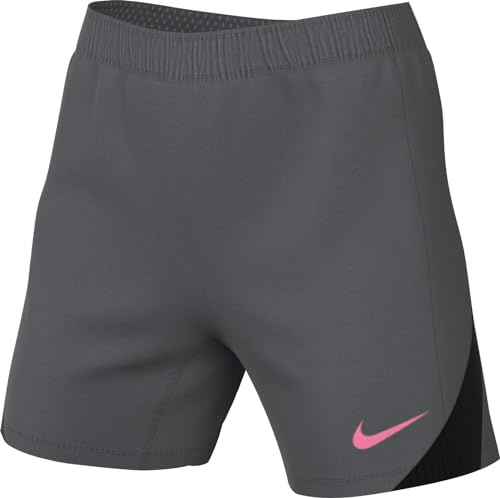 Nike Damen Dri-fit Strike Short K Pantalones Cortos, Gris Hierro/Negro/Sunset Pulse, Large para Mujer
