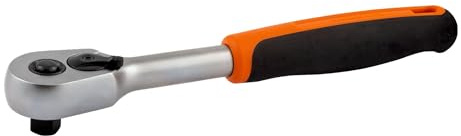 Bahco 3/8in Drive Quick Release Reversible Ratchet 60 Teeth 6 Degree Action Multi Colour One Size