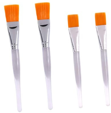 BELLIFFY 4pcs Facial Mask Brush Face Mask Beauty Tool Diy Household Beauty Supplies for Women and Skincare Routine