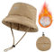 MK MATT KEELY Hut Winter Herren Warme Faltbar Fischerhut Outdoor Regenhut Wasserdicht Leicht Bucket Hat,Khaki