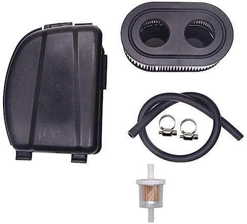 Hermosiey Luftfilter-Abdeckungs-Set, Vertikaler Rasenmäher-Luftfilter für Leinenmäher-Luftfilter 595658, Gartenmaschinen-Luftfilter-Abdeckung