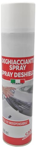 Acan Tradineur Spray dégivrant pour pare-brise, élimine la glace et le givre rapidement et facilement, convient à tous les types de vitres et vitres de voiture, 400 ml