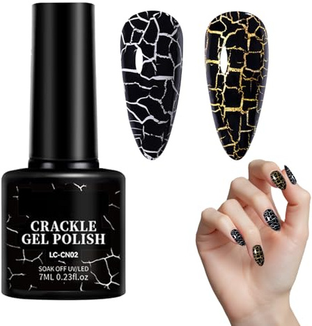 Färskt nagellack, sprakande gelnagellack, hållbart färskt nagellack, 7 ml damtillbehör, semesterdekorationer, bal, dejting,